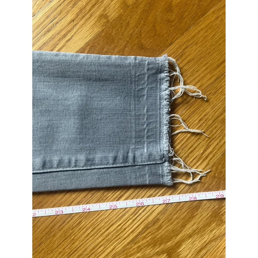 AG Jeans The‎ Legging Ankle Super Skinny Grey Wash Frayed Hem Jeans Womens